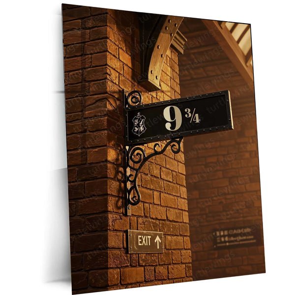 Movies Metal Poster | Harry Potter Metal Poster | Magical Wall Art for Wizarding World Fans