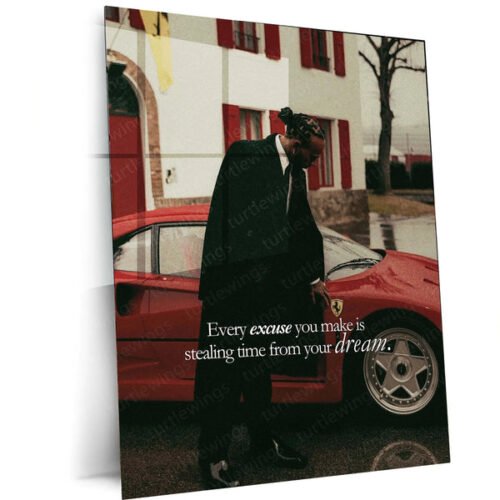 Lewis Hamilton Metal Frame | Formula 1 Legend Wall Art 01