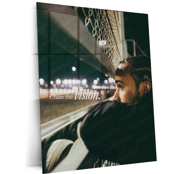 Lewis Hamilton Metal Frame | Formula 1 Legend Wall Art 02