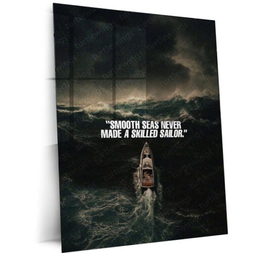 Motivational Quotes Metal Frames | Daily Success Mindset Decor 14