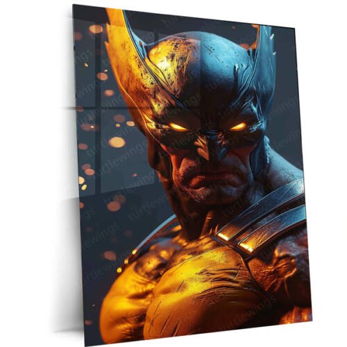 Wolverine with Will-o'-the-Wisp Eyes - Glowing Acid Flecks Artwork