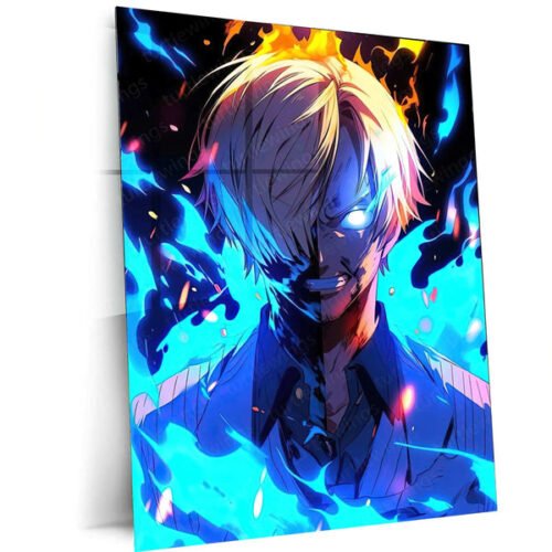 Sanji Metal Poster ? The Black Leg Pirate Chef