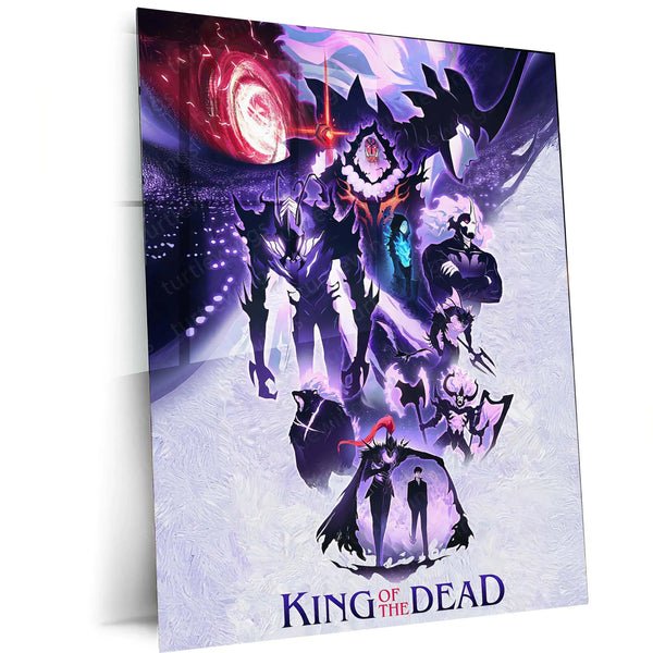 Solo Leveling Metal Poster | Sung Jin-Woo Shadow Monarch Wall Art | Anime Manhwa Decor 10