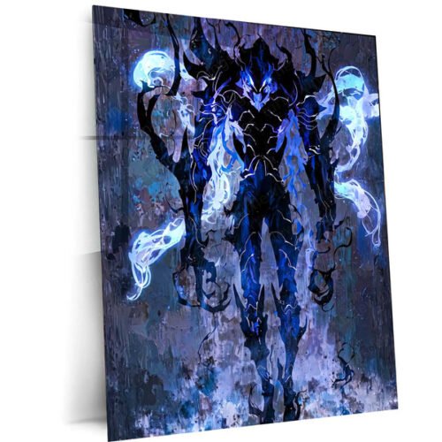 Solo Leveling Metal Poster | Sung Jin-Woo Shadow Monarch Wall Art | Anime Manhwa Decor 19