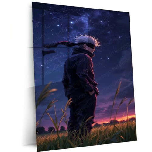 Anime Metal Poster | Satoru Gojo Metal Poster | Jujutsu Kaisen Anime Frame | Stylish Duo Wall Art (Copy)