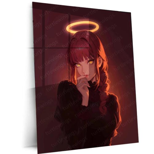 Makima Poster ? Chainsaw Man Anime Art, Stylish and Powerful