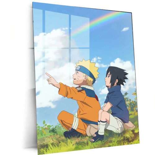 Anime Metal Poster | Young Naruto Metal Poster ? Iconic Anime Wall Art