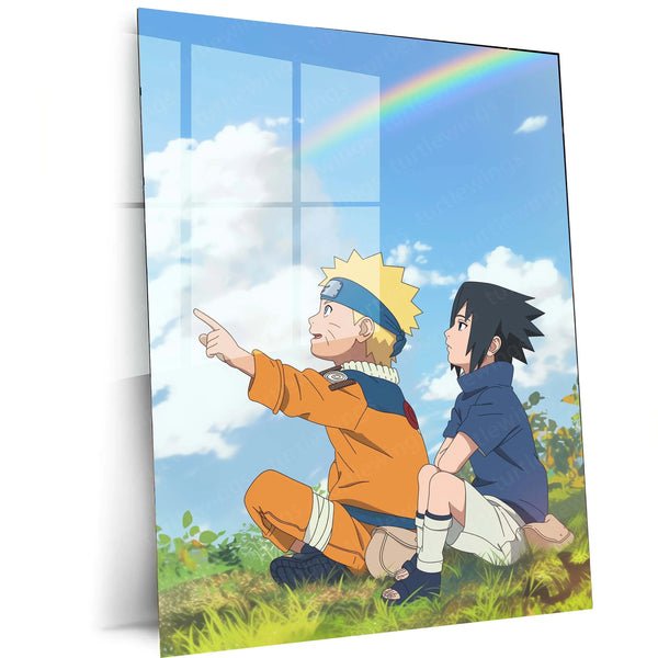 Anime Metal Poster | Young Naruto Metal Poster ? Iconic Anime Wall Art