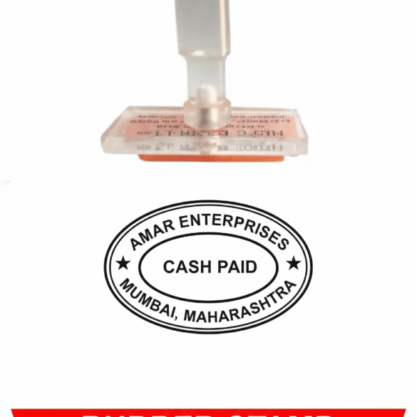 Rubber Stamp (Oval Shape)  60X40 mm