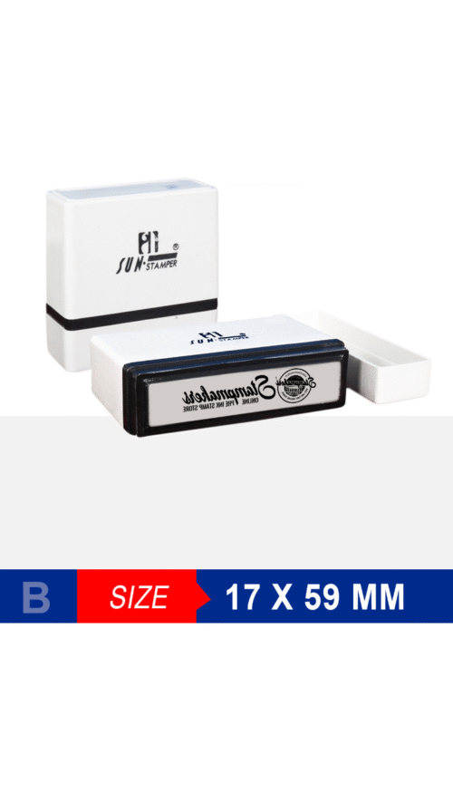 Type - B (Rectangle Stamp) 17X59 mm - Image 2