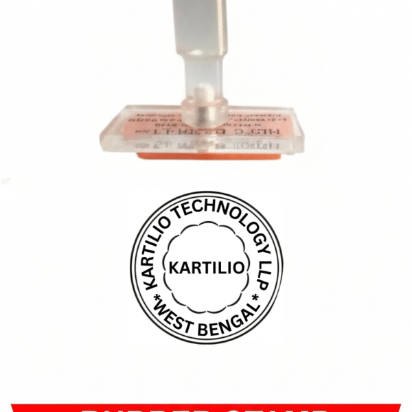 Rubber Stamp (Round Shape)  25X25 mm