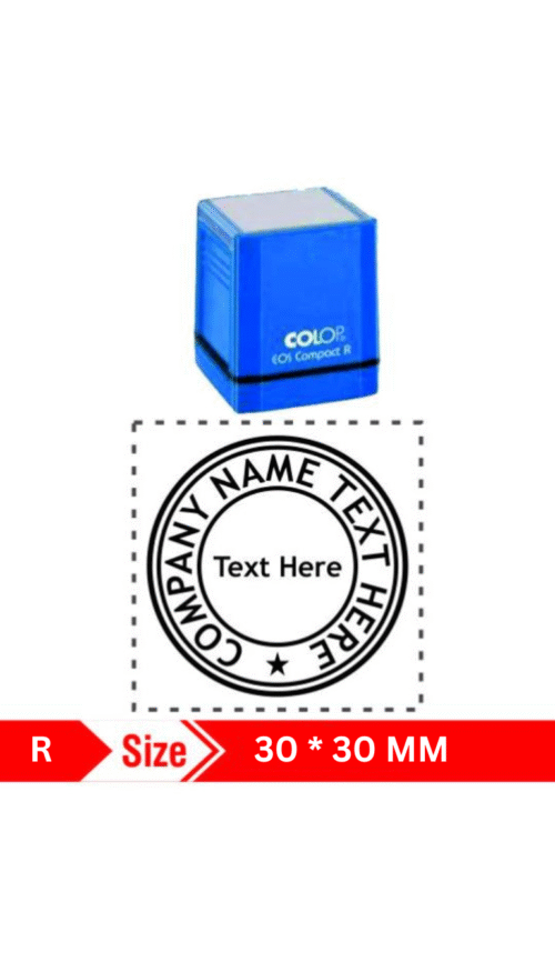 Type - R (Square Stamp) (Colop) 30X30 mm - Image 2