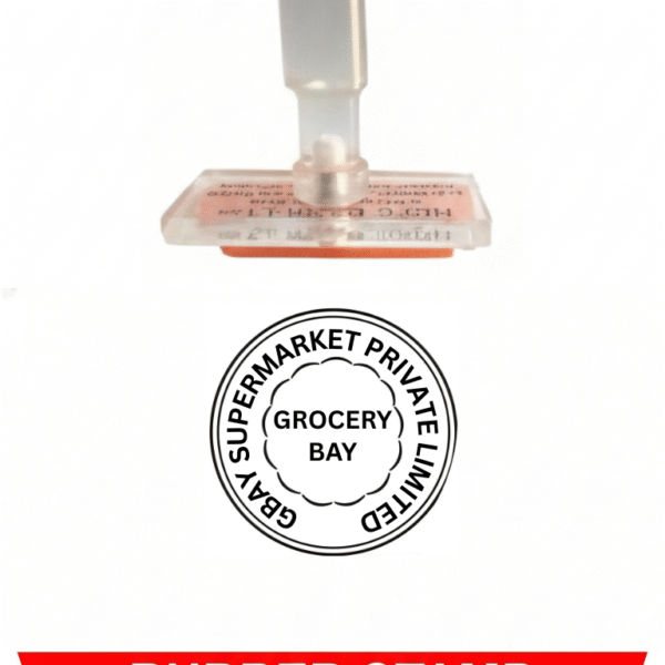 Rubber Stamp (Round Shape)  40X40 mm