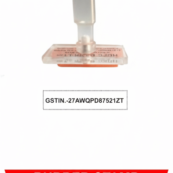 Rubber Stamp (Rectangle Shape)  38X14 mm