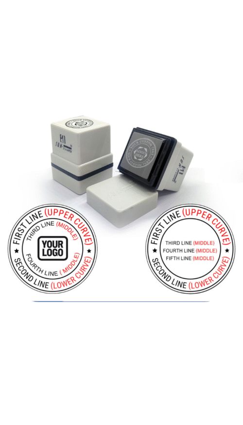 Type - R (Round Stamp) 30X30 mm - Image 2