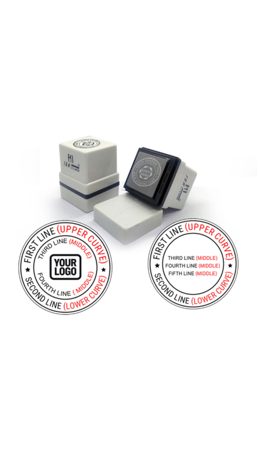 Type - Q (Round Stamp) 40X40 mm - Image 2