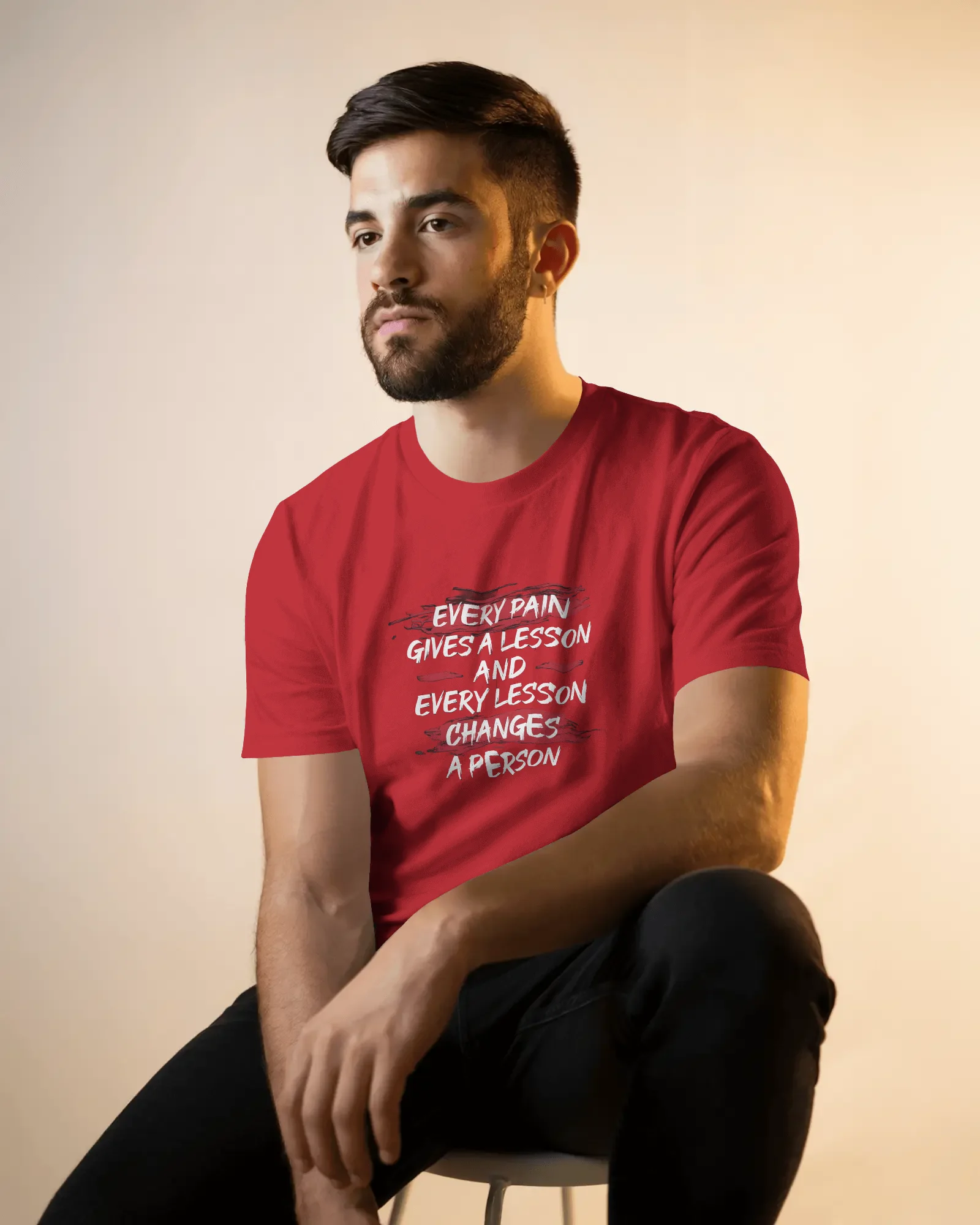 seated-male-model-t-shirt-mockup-in-soft-golden-light-with-casual-pose-and-neutral-backdrop-02134 Quote - Image 1